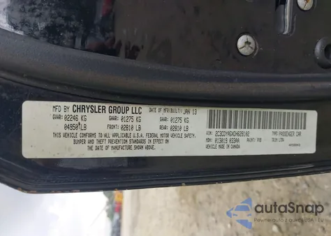 2013 Dodge Challenger Sxt from USA, damaged, VIN 2C3CDYAGXDH628102